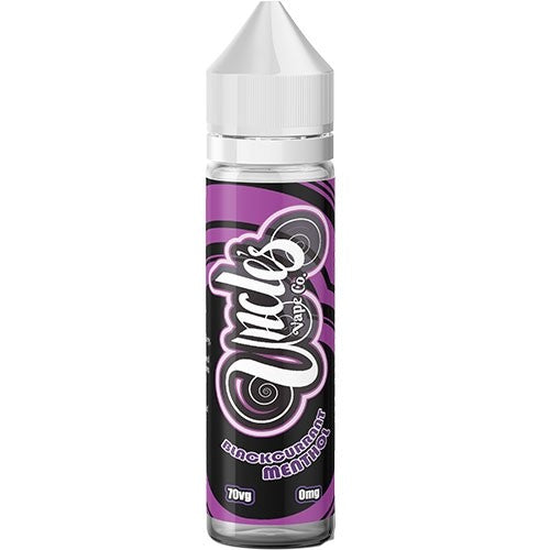 Uncle's Vape Co Blackcurrant Menthol 50ml Shortfill E-Liquid