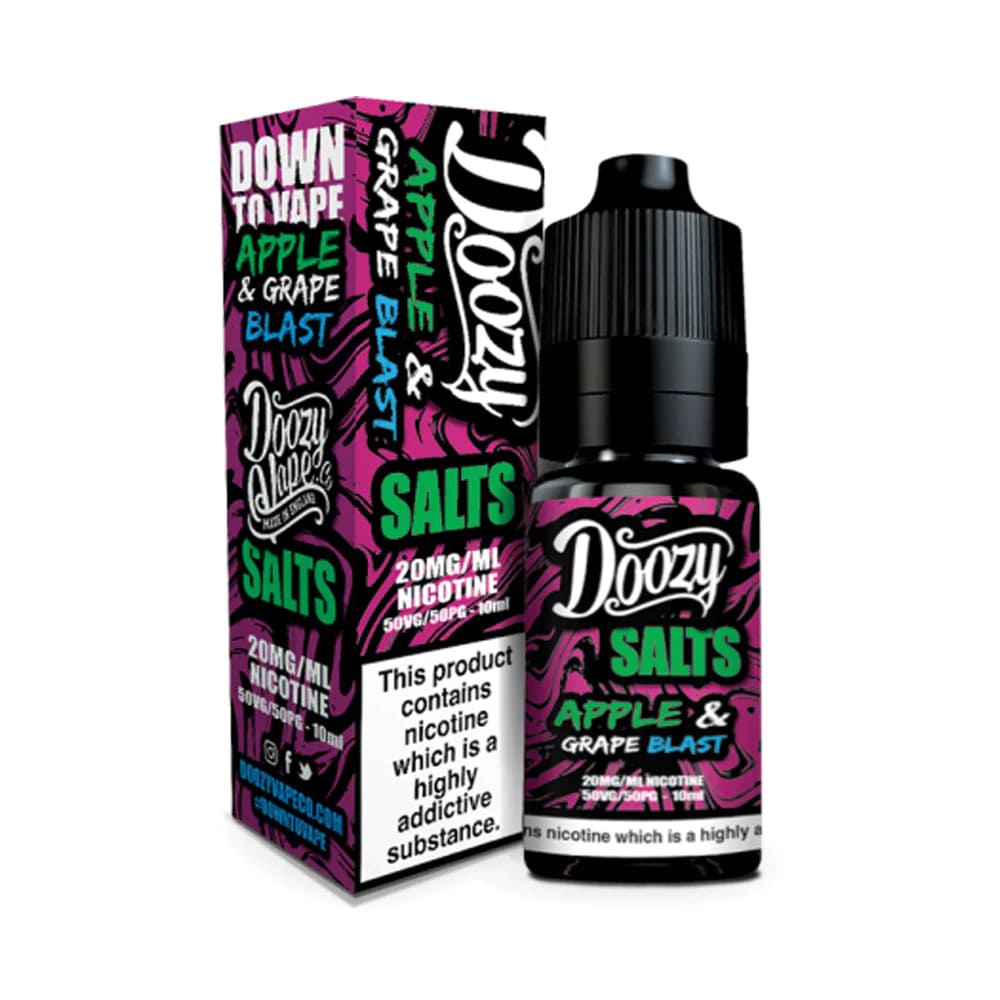 Apple and Grape Blast 10ml Nicotine Salt E-Liquid by Doozy Vape Co