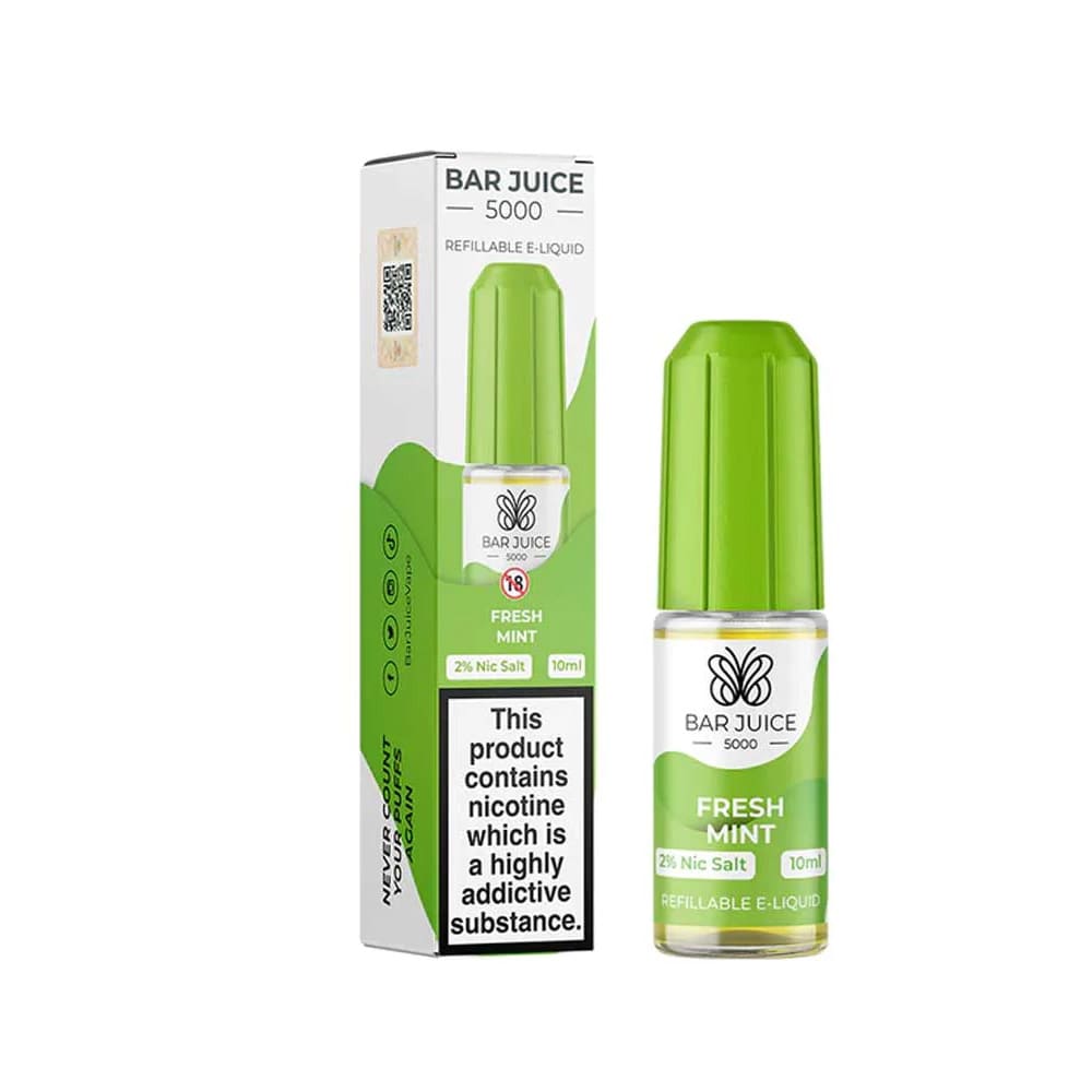 Bar Juice 5000 Fresh Mint 10ml Nic Salt E liquid