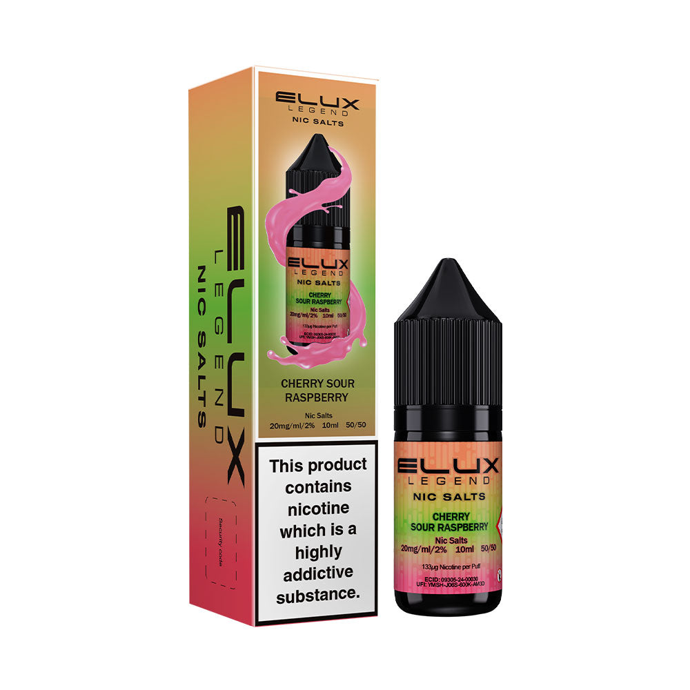 Cherry Sour Raspberry Elux Legend Nic Salt 10ml