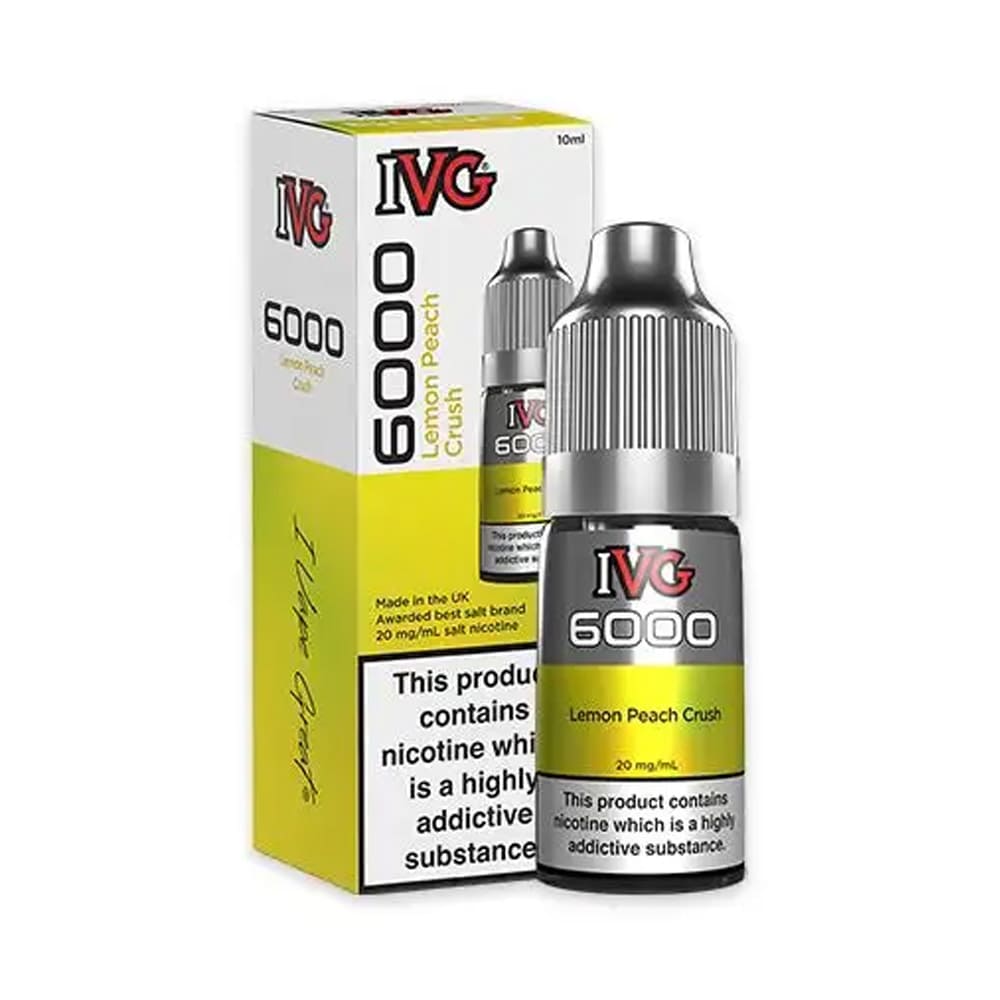 Lemon Peach Crush ivg 6000 10ml Nic salt