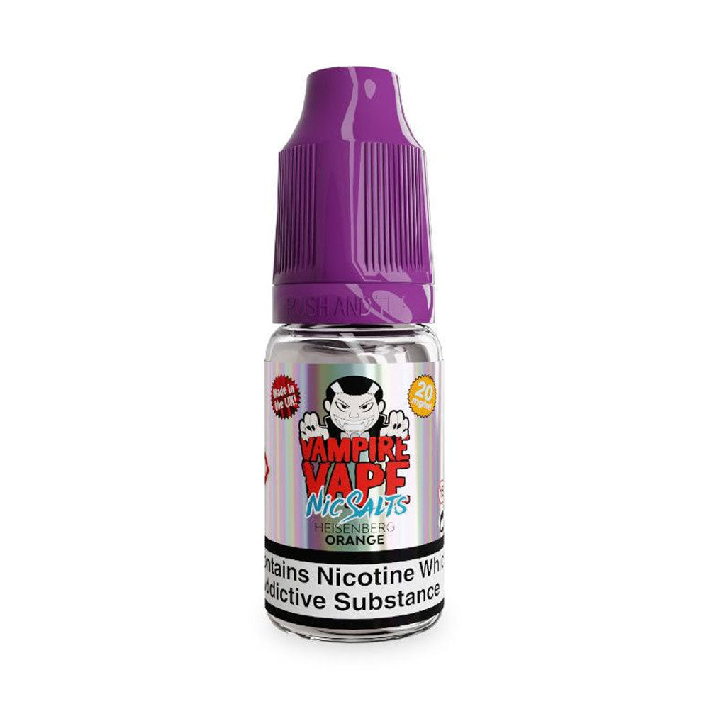 H'berg Orange 10ml Nicotine Salt E-Liquid by Vampire Vape Salts