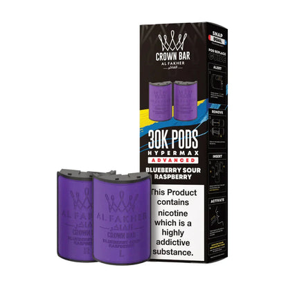 Al Fakher 30K Hypermax Prefilled Pods - Blueberry Sour Raspberry
