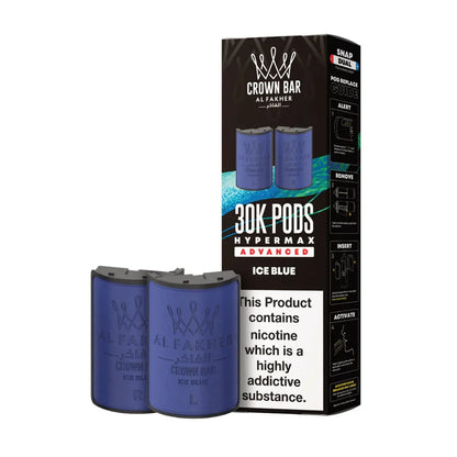 Al Fakher 30K Hypermax Prefilled Pods - Ice Blue