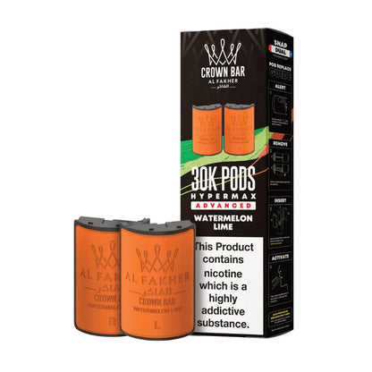 Al Fakher 30K Hypermax Prefilled Pods - Watermelon Lime