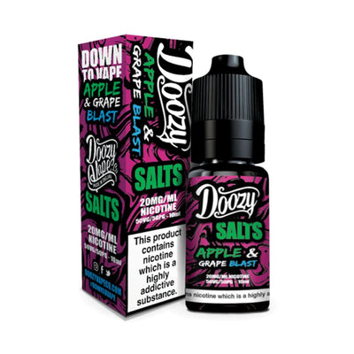 Apple and Grape Blast 10ml Nicotine Salt E-Liquid by Doozy Vape Co
