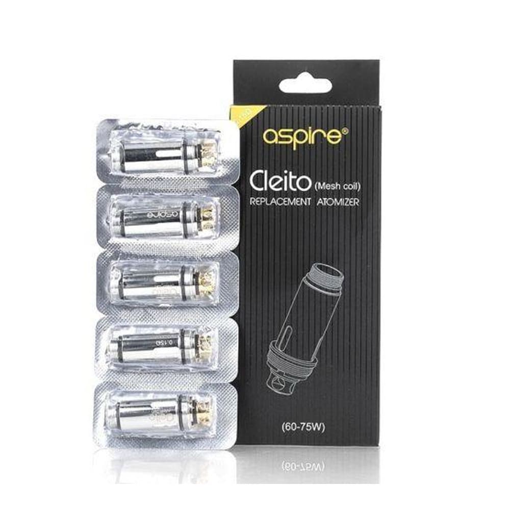 Aspire Cleito Mesh Replacement Coils | Pack of 5 with 20% off
