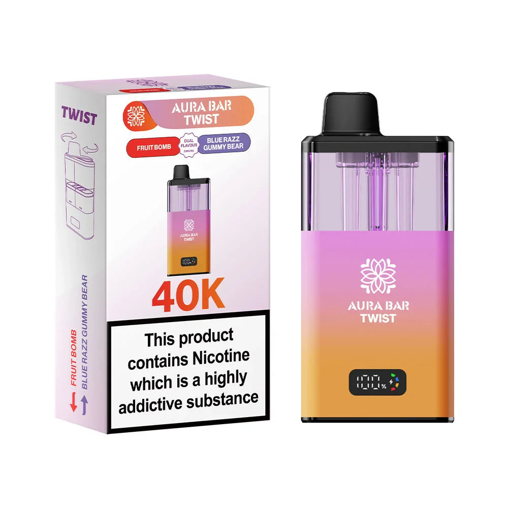 Aura Bar Twist 40K Prefilled Pod Kit