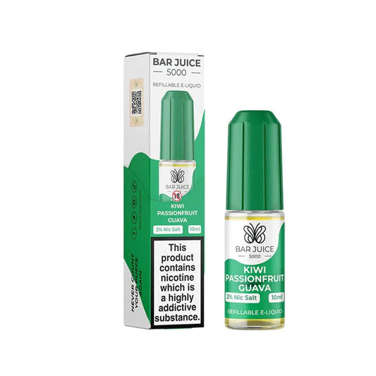 Bar Juice 5000 Kiwi Passion Fruit Guava 10ml Nic Salt E liquid