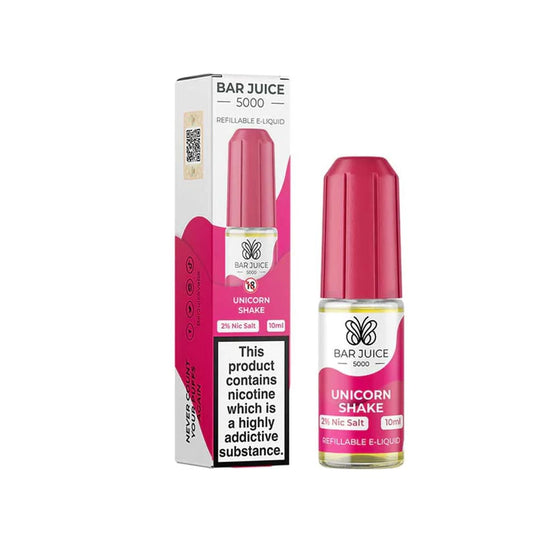 Bar Juice 5000 Unicorn Shake 10ml Nic Salt E liquid