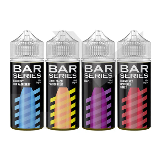 Bar Series 100ml Shortfill – Multi-Flavour Variation (70/30 VG/PG)