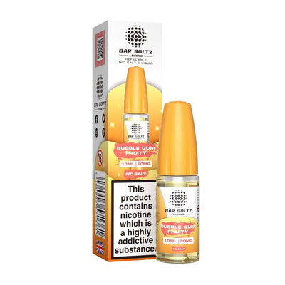 Bar Soltz Legend Bubble Gum Fruity 10ml Nic Salt E Liquid (Pack Of 10)