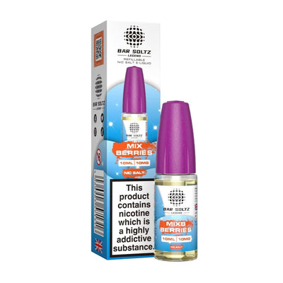 Bar Soltz Legend Mix Berries 10ml Nic Salt E Liquid (Pack Of 10)