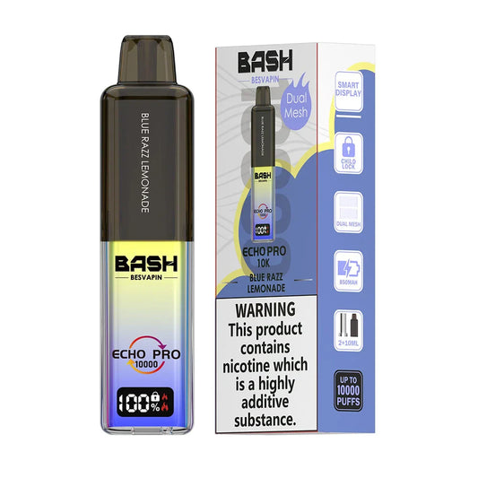 Blue Razz Lemonade Bash Echo Pro 10K Vape Kit