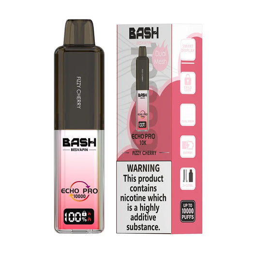 Bash Vape Echo Pro 10K Prefilled Pod Kit Fizzy Cherry