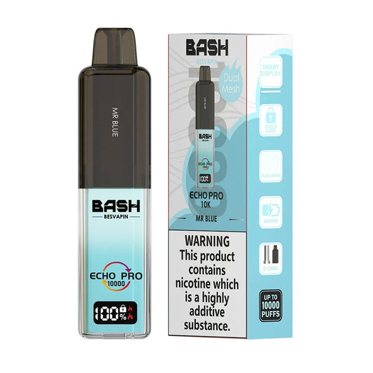 Bash Vape Echo Pro 10K Prefilled Pod Kit Mr Blue