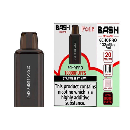 Strawberry Kiwi Bash Vape Echo Pro 10K Prefilled Pods