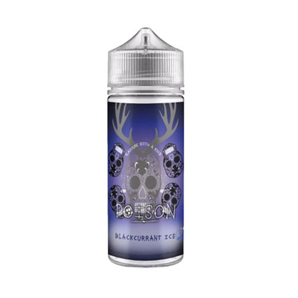 Blackcurrant Ice 80ml Shortfill E-Liquid by Poison