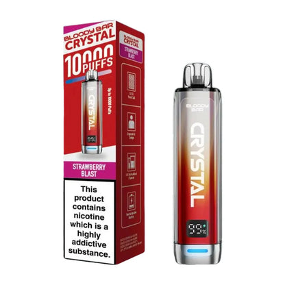 Bloody Bar Crystal 10K Prefilled Pod Kit - Strawberry Blast