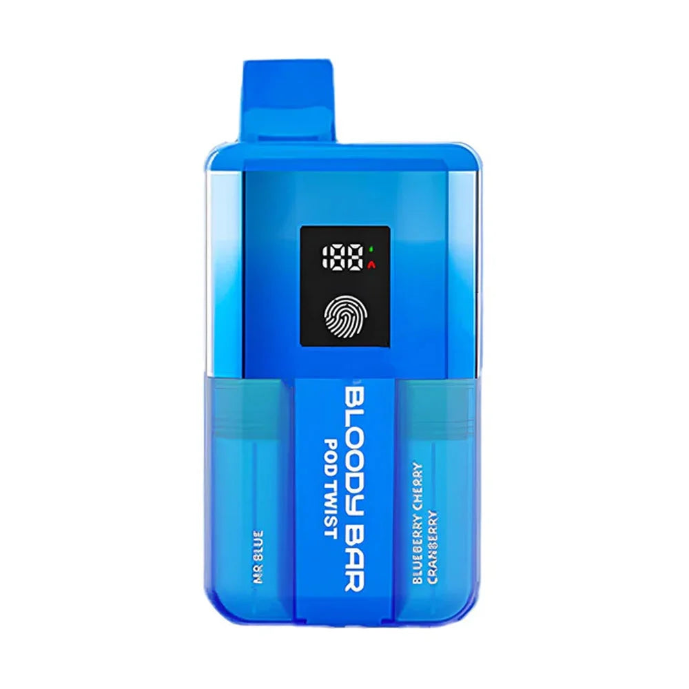 Bloody Bar Pod Twist 20K Prefilled Pod Kit - Mr Blue / Blueberry Cherry Cranberry