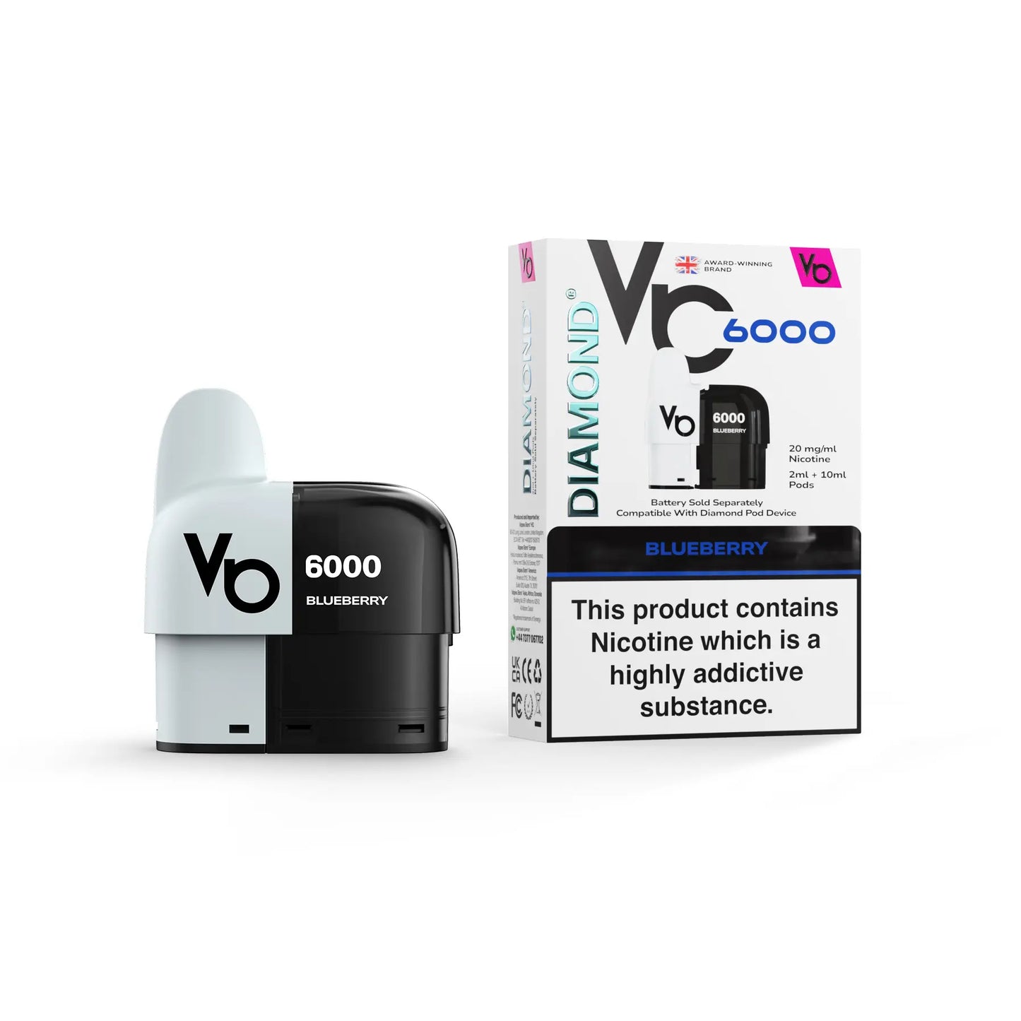 Vapes Bar Diamond 6000 Replacement Pods