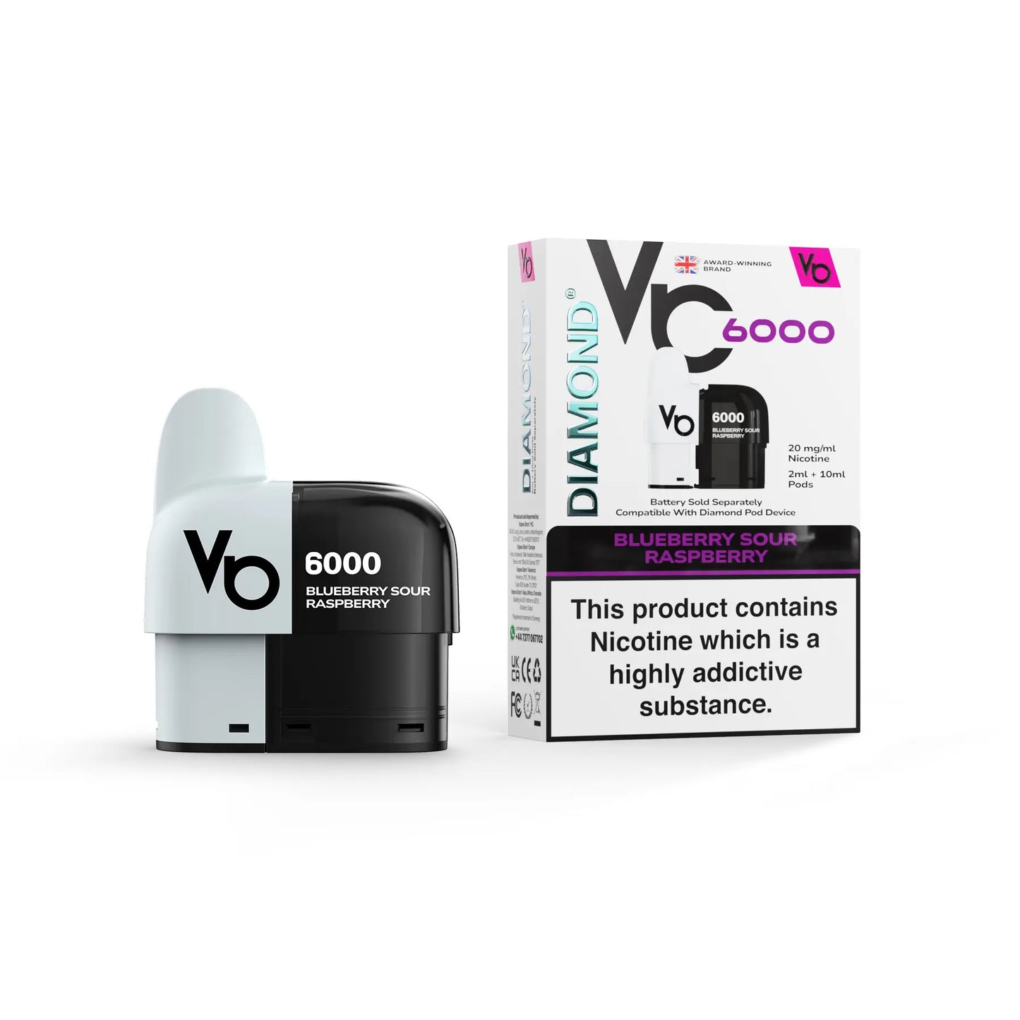 Vapes Bar Diamond 6000 Replacement Pods