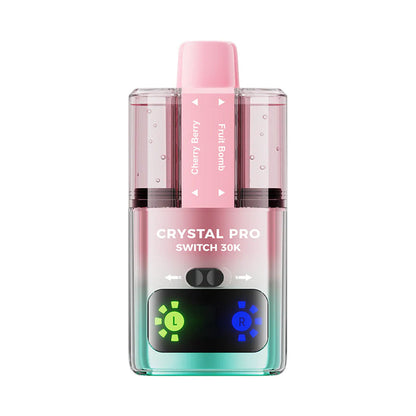 Crystal Pro Switch 30K Puff Disposable Vape - Cherry Berry / Fruit Bomb