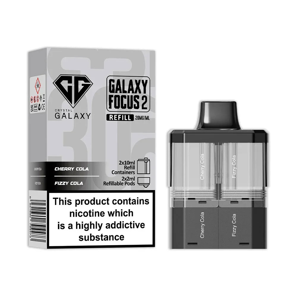 Crystal Galaxy Focus 2 30K Prefilled Pod - Cherry Cola / Fizzy Cola