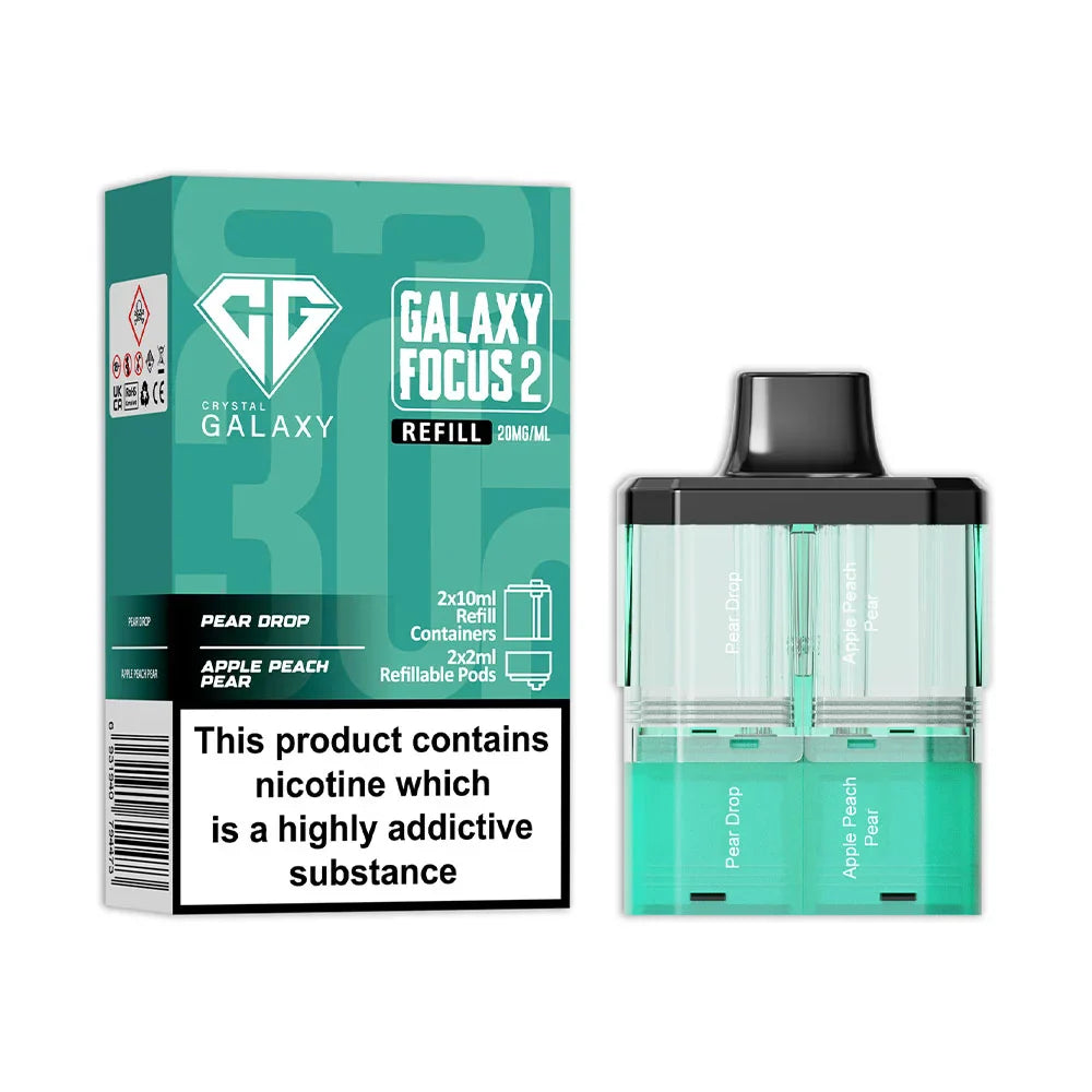 Crystal Galaxy Focus 2 30K Prefilled Pod - Pear Drop / Apple Peach Pear