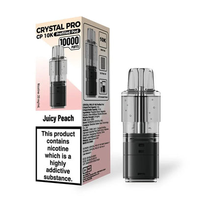 Crystal Pro CP 10K Prefilled Pods - Juicy Peach