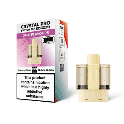 Crystal Switch 30K Prefilled Pods - Gummy Bear / Hubba Bubba
