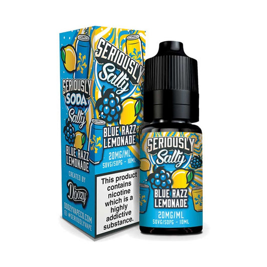 Doozy Vape Seriously Soda Blue Razz Lemonade 10ml Nicsalt E Liquid