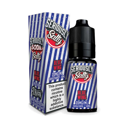 Doozy Vape Seriously Soda Blue Wing 10ml Nicsalt E Liquid