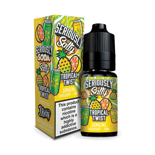 Doozy Vape Seriously Soda Tropical Twist 10ml Nicsalt E Liquid