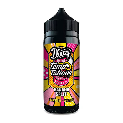 Doozy Vape Temptations 100ml Shortfill – Multi-Flavour Variation (70/30 VG/PG)