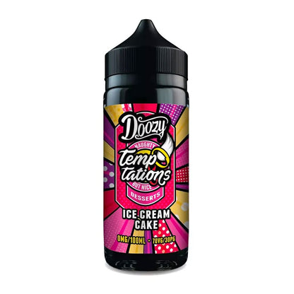Doozy Vape Temptations 100ml Shortfill – Multi-Flavour Variation (70/30 VG/PG)