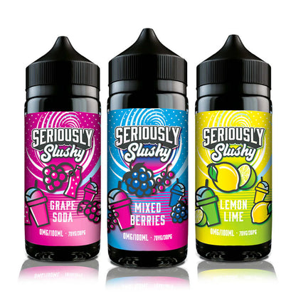 Seriously Slushy 100ml Shortfill by Doozy Vape – Multi-Flavour (70/30 VG/PG)