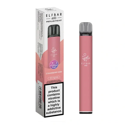 Elf Bar 600 Prefilled Pod Kit - Strawberry Kiwi