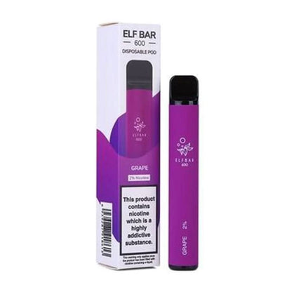 Elf Bar 600 Puff Prefilled Vape