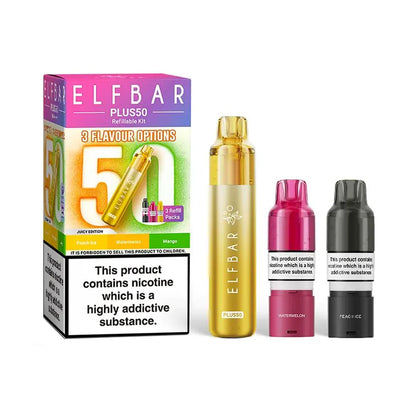 Elf Bar Plus 50 Refillable Pod Kit - Juicy Edition