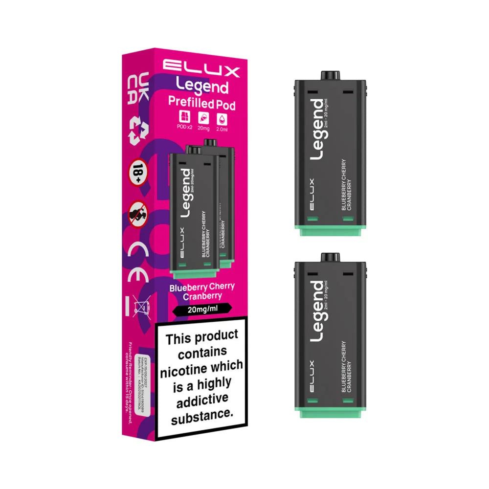 Elux Legend 1500 Prefilled Pods - Blueberry Cherry Cranberry