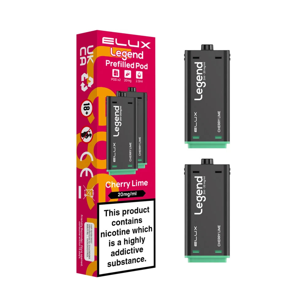 Elux Legend 1500 Prefilled Pods - Cherry Lime