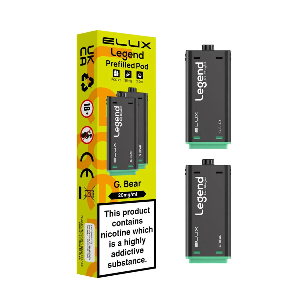 Elux Legend 1500 Prefilled Pods - G Bear