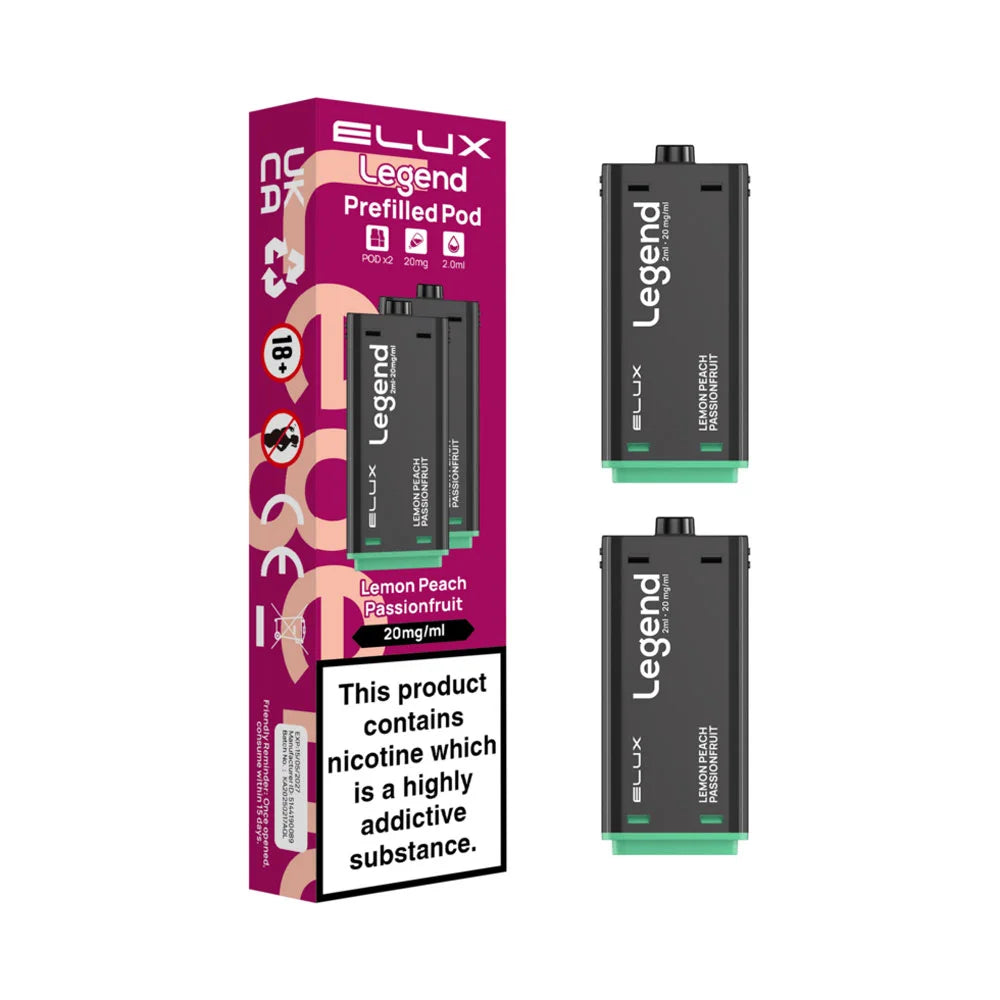 Elux Legend 1500 Prefilled Pods - Lemon Peach Passionfruit