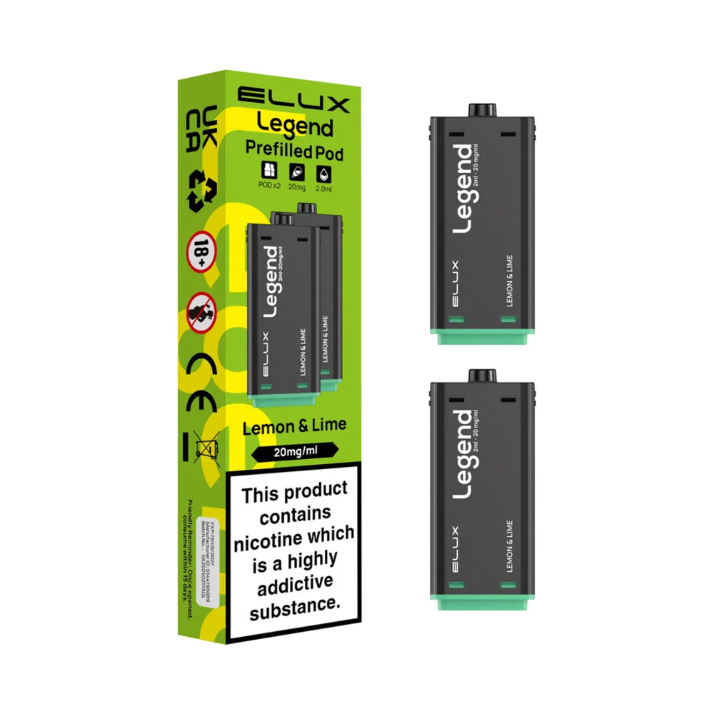 Elux Legend 1500 Prefilled Pods - Lemon & Lime