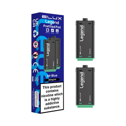 Elux Legend 1500 Prefilled Pods - Mr Blue