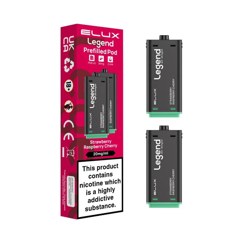 Elux Legend 1500 Prefilled Pods - Strawberry Raspberry Cherry