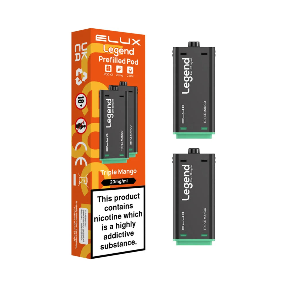 Elux Legend 1500 Prefilled Pods - Triple Mango