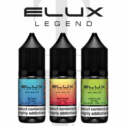 Elux Legend Nic Salt – Multi-Flavour Variation