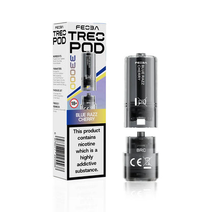 Feoba TREO 33K Prefilled Pods - Blue Razz Cherry